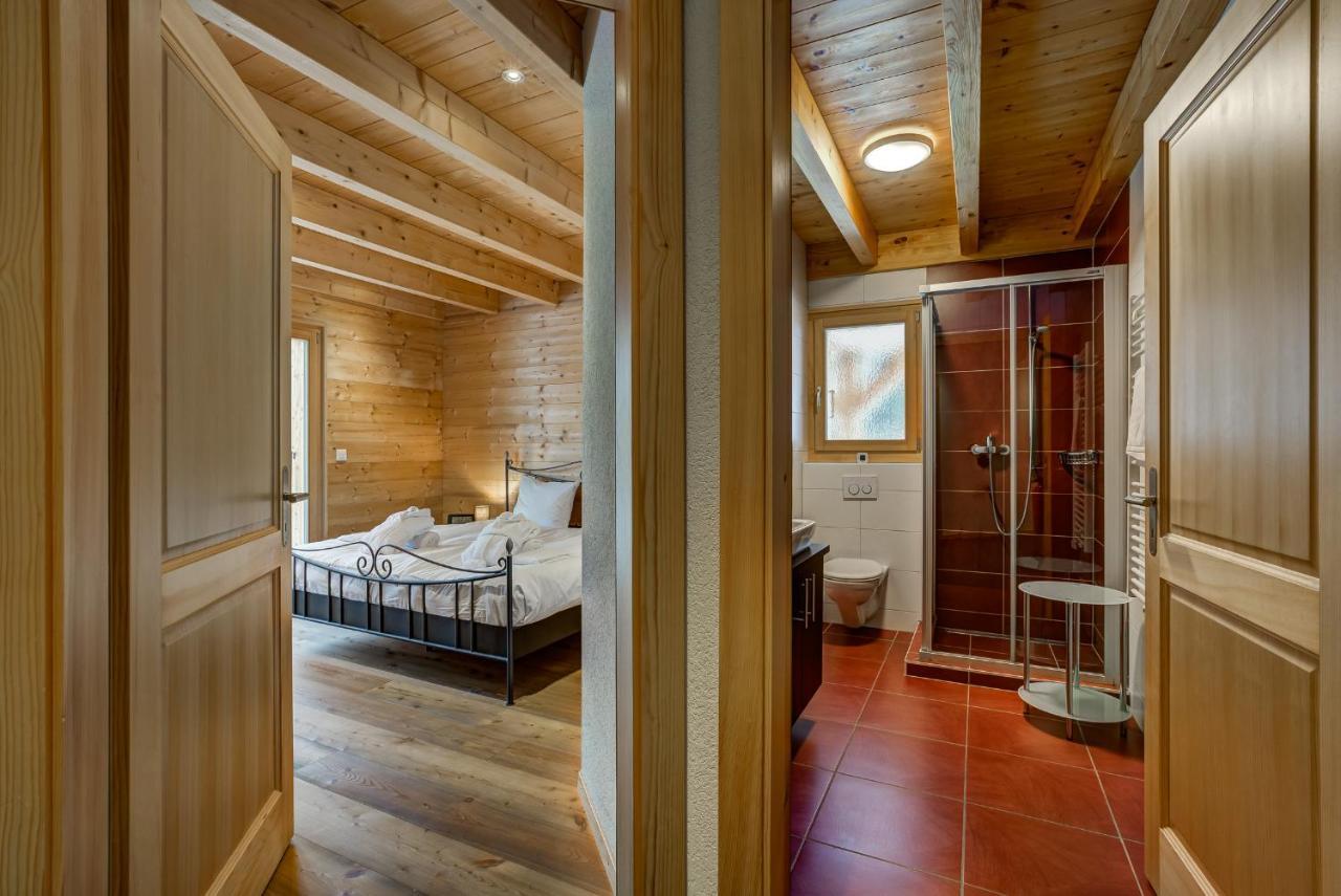 Chalet Flocon De Neige - Jacuzzi - Sauna La Tzoumaz Exterior photo