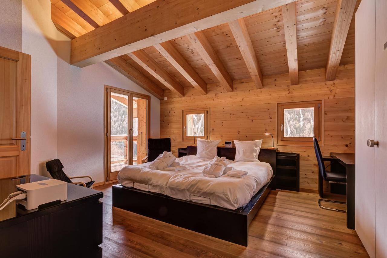 Chalet Flocon De Neige - Jacuzzi - Sauna La Tzoumaz Exterior photo