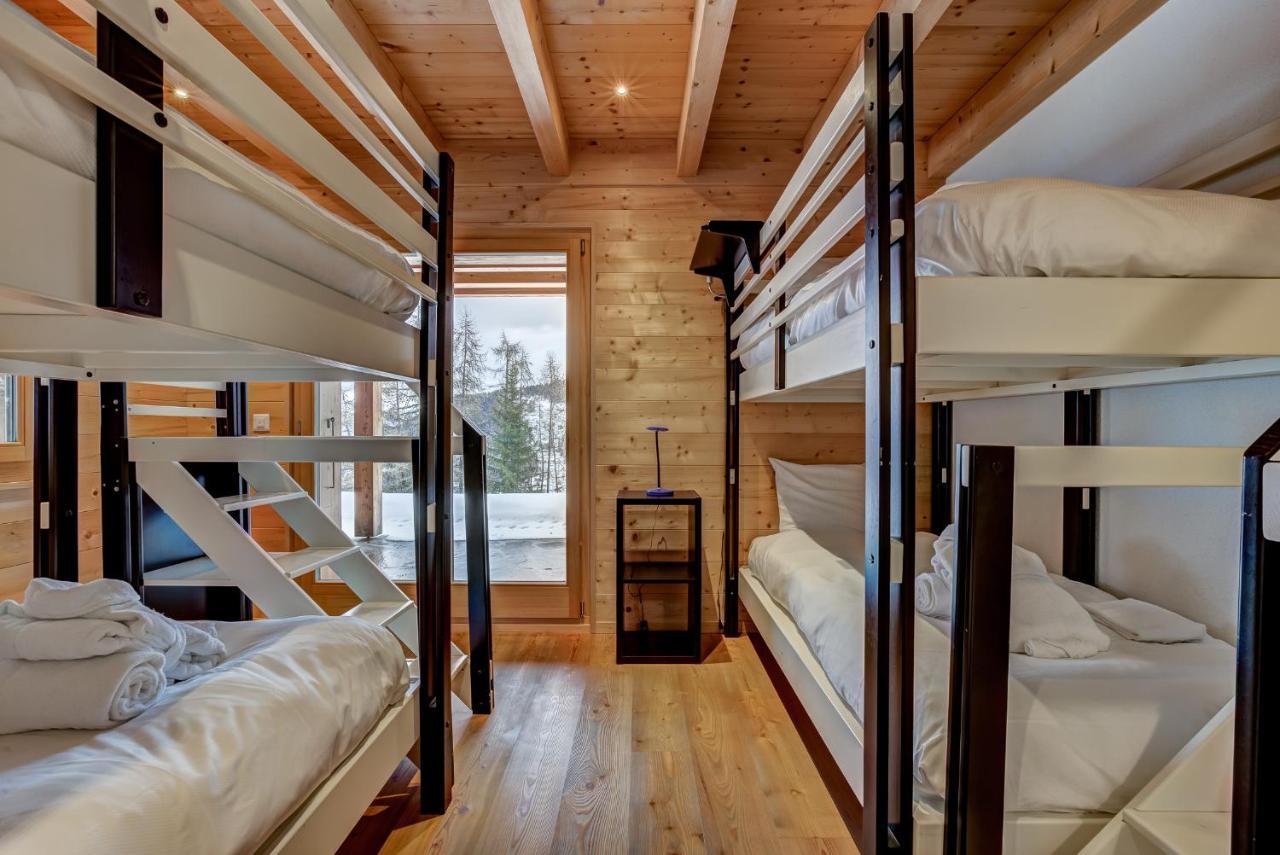 Chalet Flocon De Neige - Jacuzzi - Sauna La Tzoumaz Exterior photo