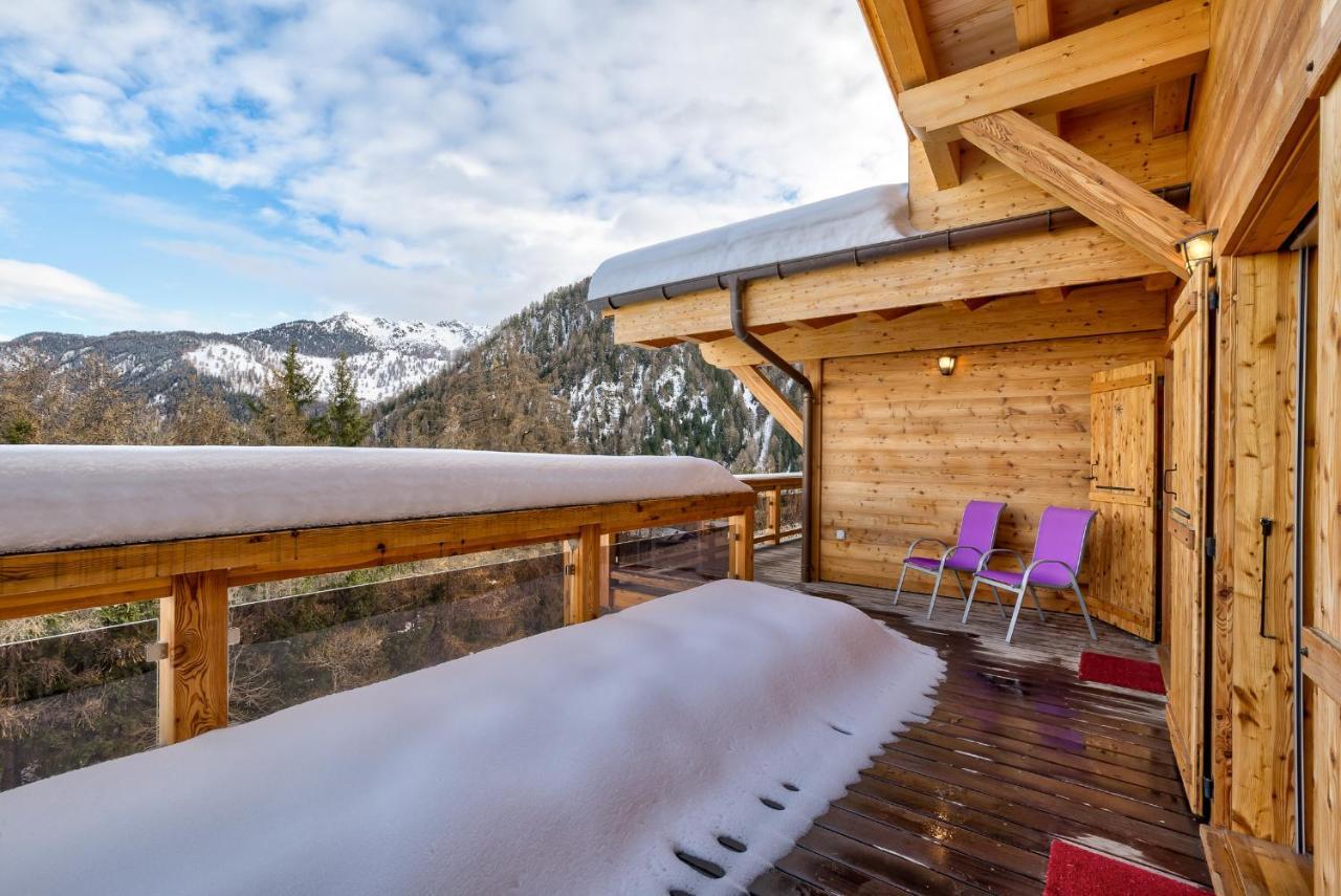 Chalet Flocon De Neige - Jacuzzi - Sauna La Tzoumaz Exterior photo