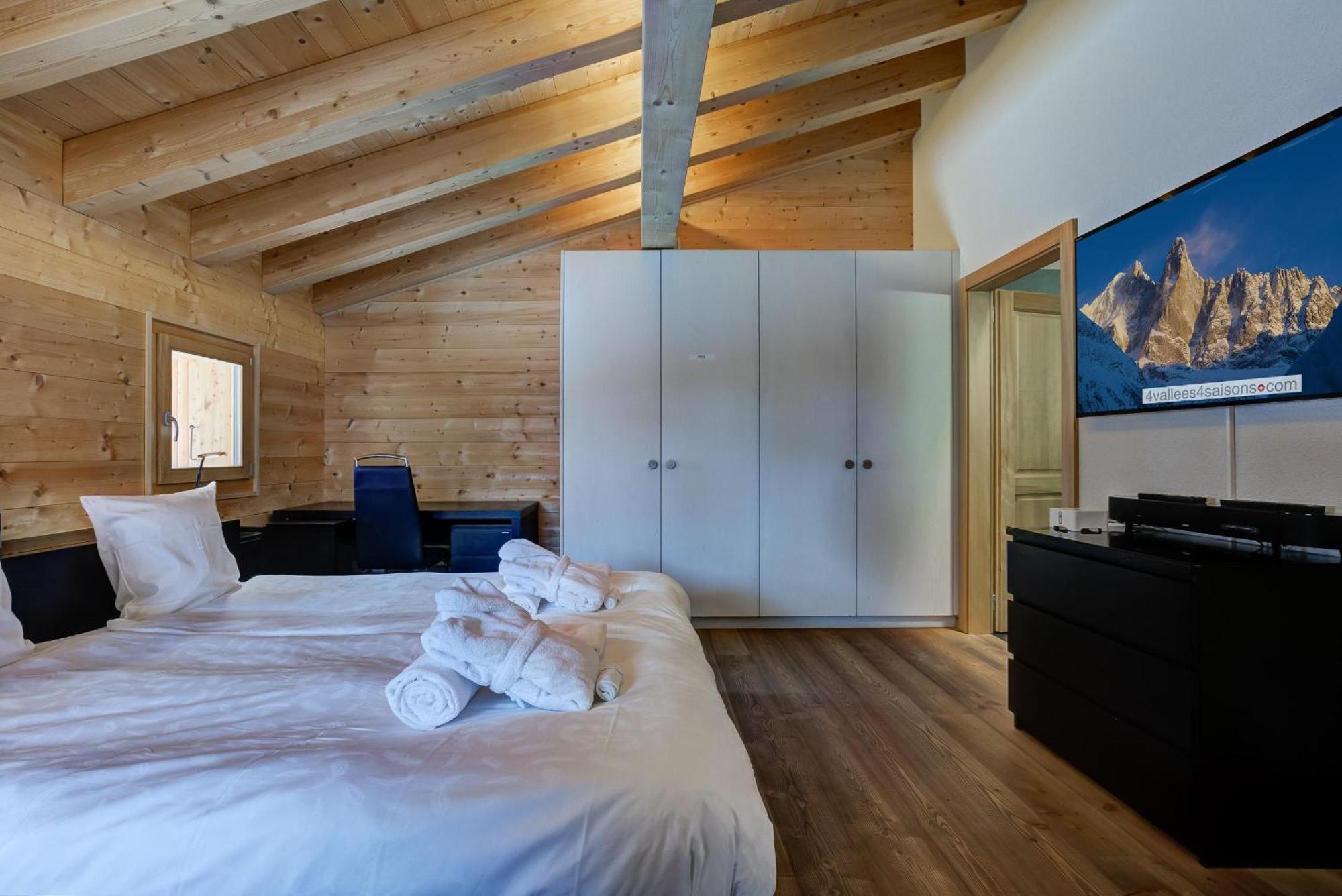 Chalet Flocon De Neige - Jacuzzi - Sauna La Tzoumaz Exterior photo